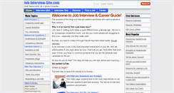 Desktop Screenshot of job-interview-site.com